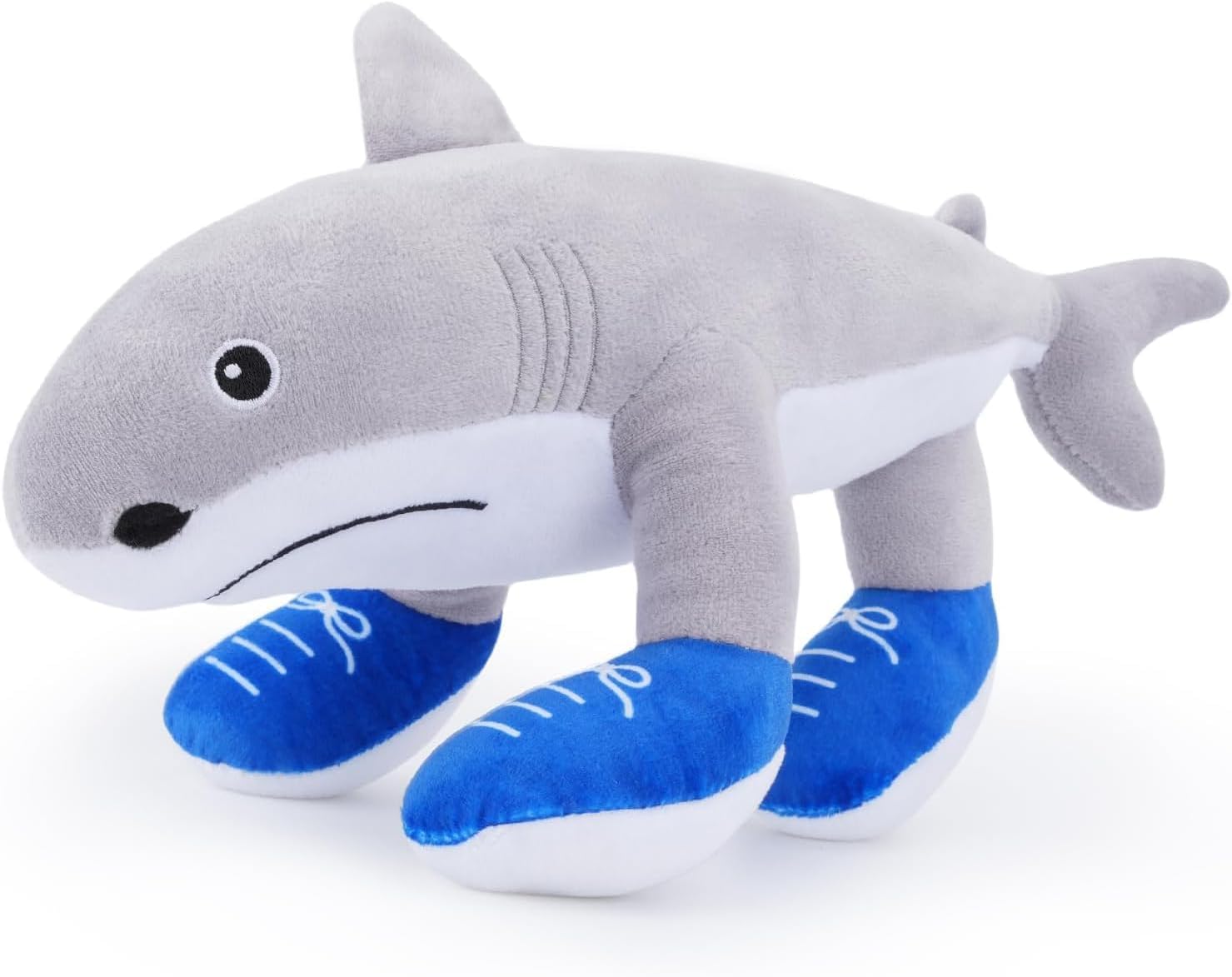 Tralalero Tralala Plush, Trafalero Plush, Italian Brainrot Inspired Plush 13 Inches Trala Lero Trala Stuffed Animal Soft Stuffed Meme Dolls for Collectors, Aesthetic Décor & Funny Gift Ideas