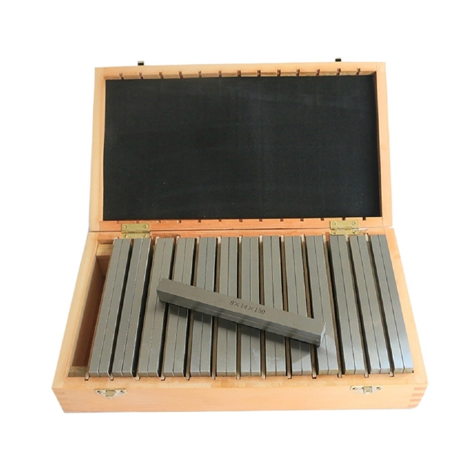 GUTUYEHKEA Parallel Block Set 28pcs 150x10mm Precision Parallelism 0.005mm Hardened Alloy Steel Machining Tools