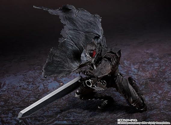 TAMASHII NATIONS S.H. Figuarts Berserk Guts (Berserk Armor) - Passionate - Approx. 6.3 inches (160 mm), ABS, PVC & Fabric, Pre-painted Action Figure