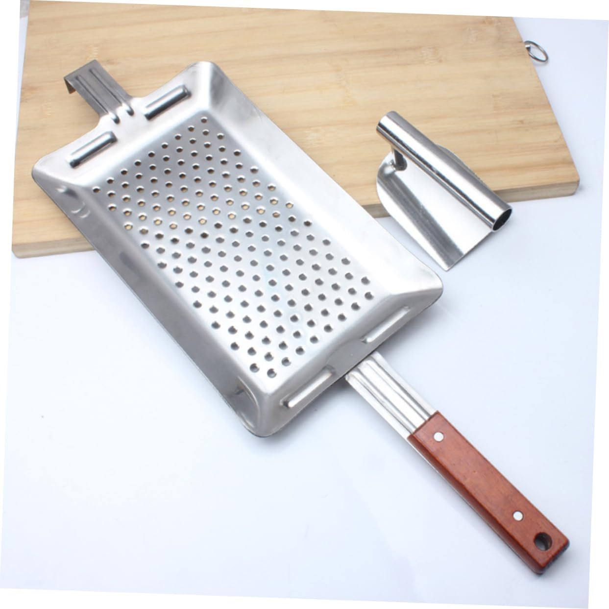 Zerodeko Stainless Steel Spaetzle Maker Noodle Press Maker Spaghetti Strainer Professional Kitchen Tool Press