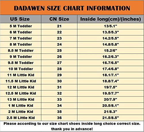 Dadawen Boy's Girl's Leather Closed Toe Outdoor Sport Sandals (Toddler/Little Kid/Big Kid) Brown Us Size 6 M Toddler #TOP6