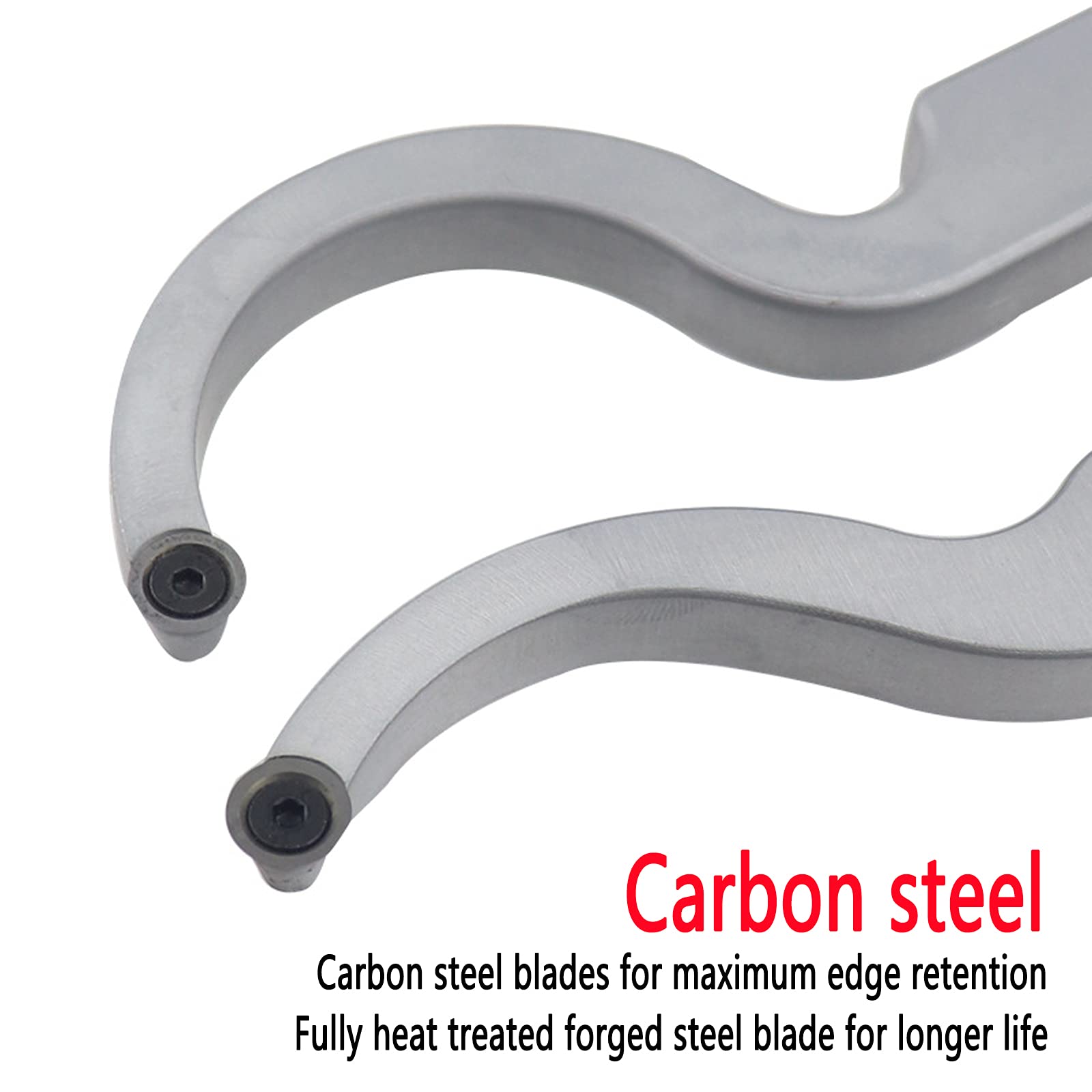 Scalpello, Utensili per Tornitura per la Lavorazione Del Legno Set Di Scalpelli per Tornio Utensili per Scavare il Collo con Inserto Rotondo in Carburo e Chiave per Hobbisti Del Legno/a/2 Set