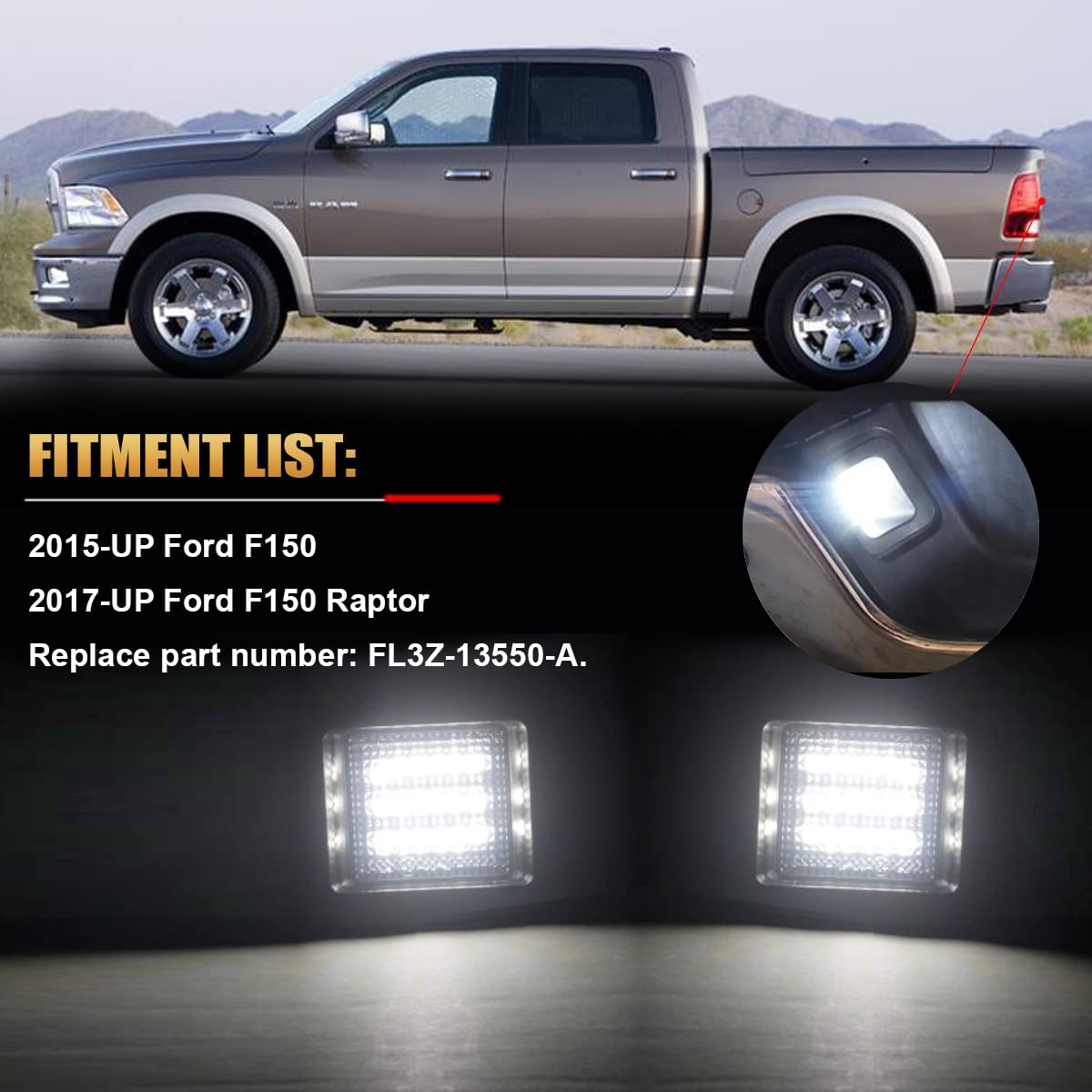 Dorman 68202 License Plate Light Lens for Select Buick