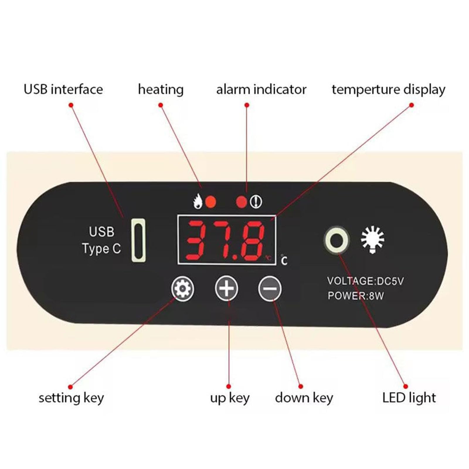 Inkubator do jaj USB do wylęgu piskląt, Automatyczna maszyna do jaj z obracaniem jaj i świeczką do jaj, Przenośny Inteligentny inkubator do drobiu dla kurczaków Kaczki Przepiórki Jaja