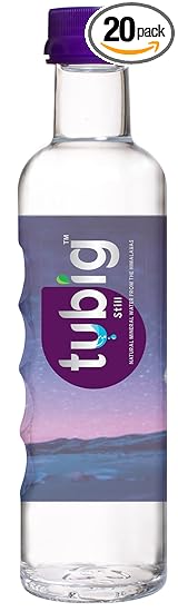 Tubig Natural Mineral Water Glass Bottle 330ml (Pack of 20)