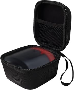 Hard Carrying Case Compatible with BELTBOX 3.0 Vocal Dampener for Singers Actors Performers, Portable Travel Storage Box with Zipper Protective Hard Shell Black, Case Only