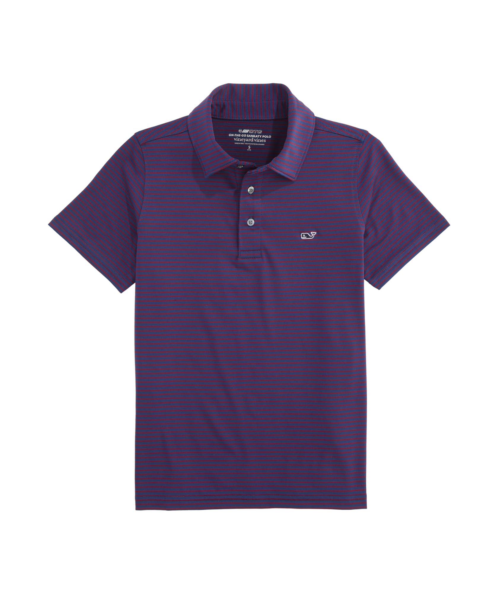vineyard vines Boys' Bradley Stripe Sankaty Polo (Toddler/Little Boys'/Big Boys')