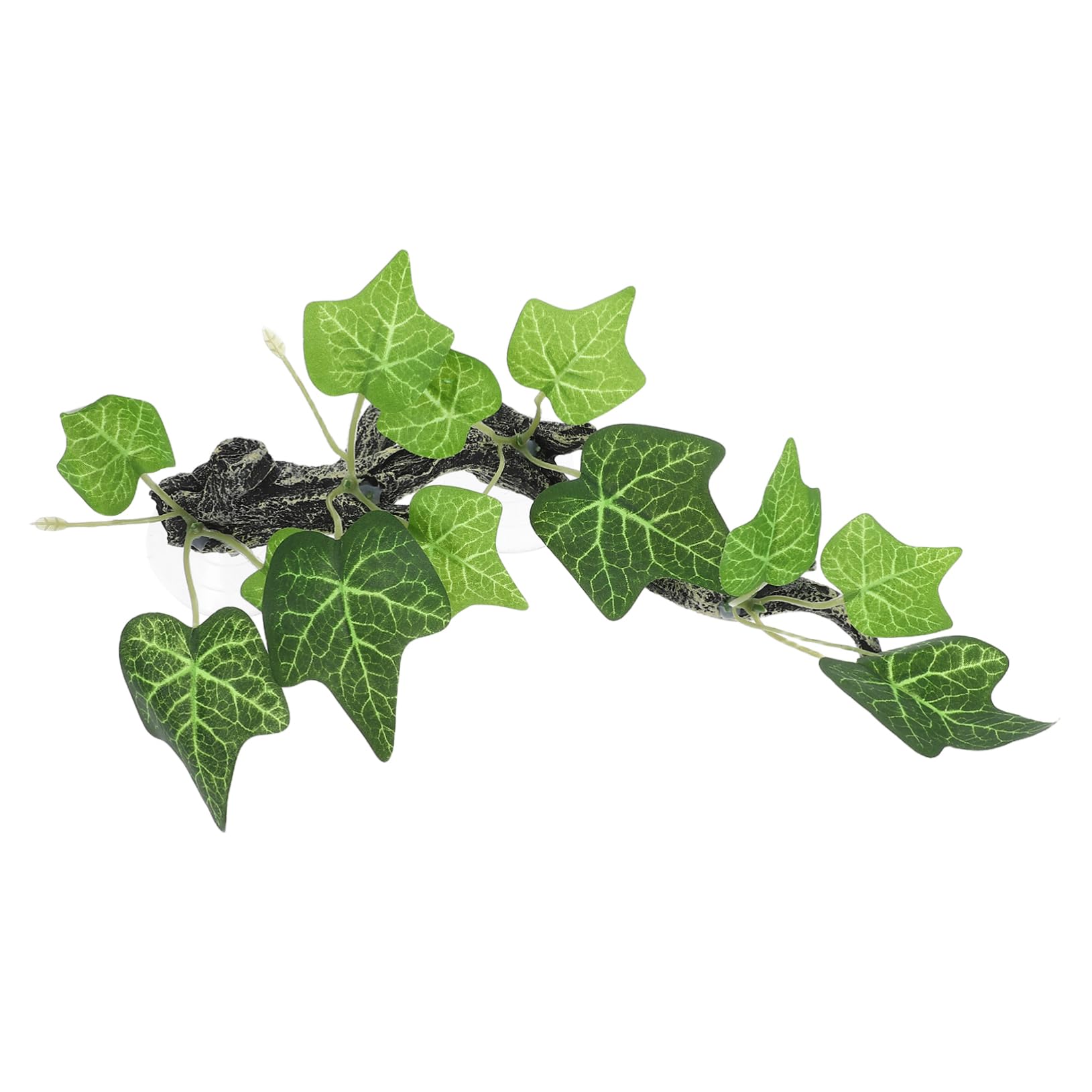 POPETPOP Artificial Plant Decor for Reptile Amphibian Habitat Realistic Resin Vines for Bearded Dragons Chameleons Other Pets No Maintenance Lifelike Design Enhances