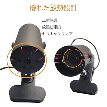 黒色 デスクランプ スタンド＆ドームランプ爬虫類・両生類用 楽天市場】ZOOMED クランプランプソケット ドーム型