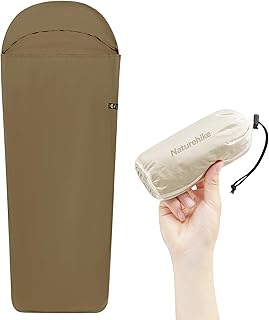 Naturehike Ultralight Sleeping Bag Liner Hut Sleeping Bag only 128g Travel Sheet with Small Pack Size Inner Sleeping Bag for Backpacking