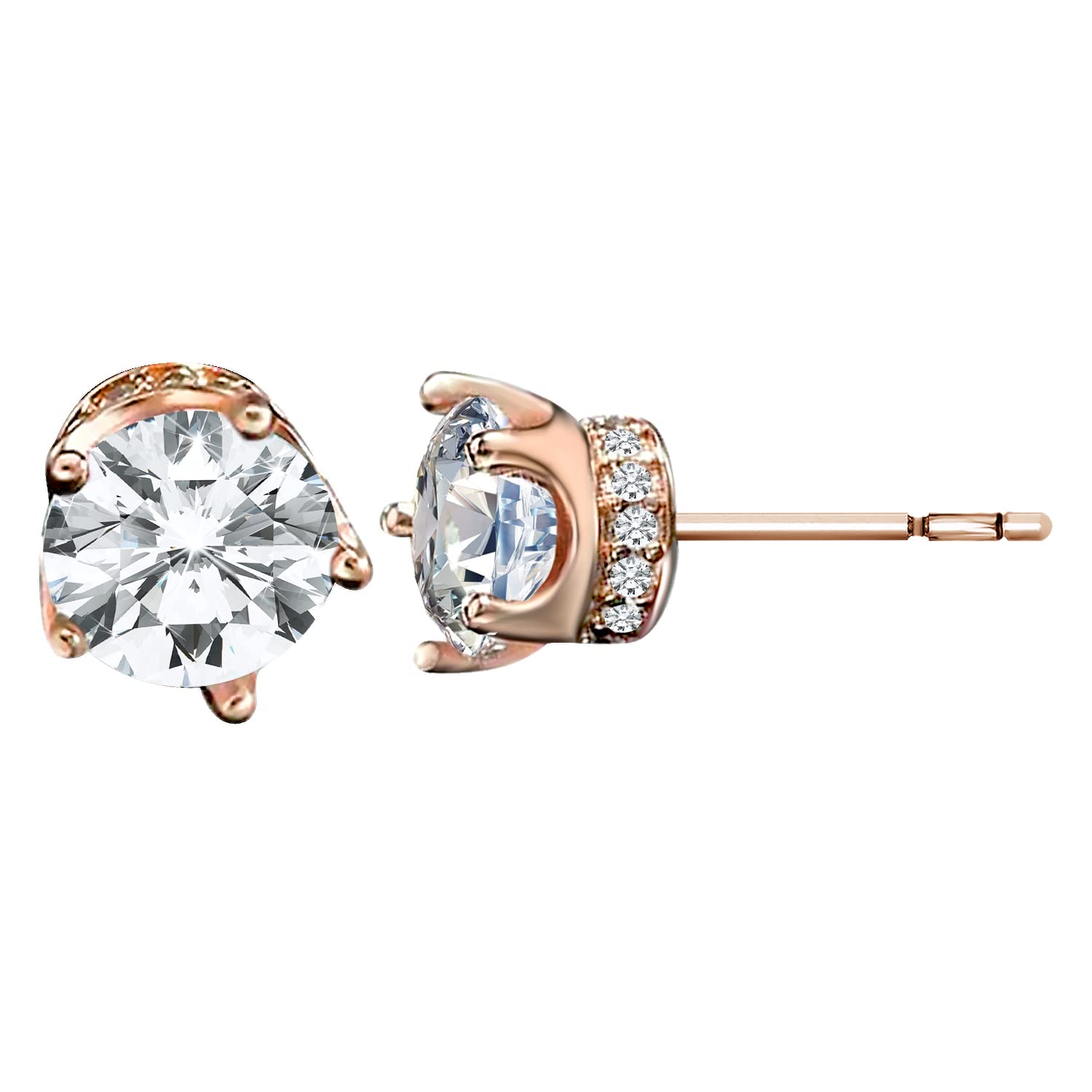 See full amazon price history chart for Peora American Diamond Studded Rose Gold Plated Stud Earrings Fashion Stylish Jewellry Gift For Girls & Women (PX8E88) Peora American Diamond Studded Rose Gold Plated Stud Earrings Fashion Stylish Jewellry Gift For Girls & Women (PX8E88) (B0BX3Q44XM) Amazon Price History, Amazon Price Tracker