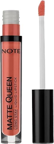 Note Cosmetics Matte Queen Lipstick 08 Glamour Touch Kalıcı Likit Ruj, Nude