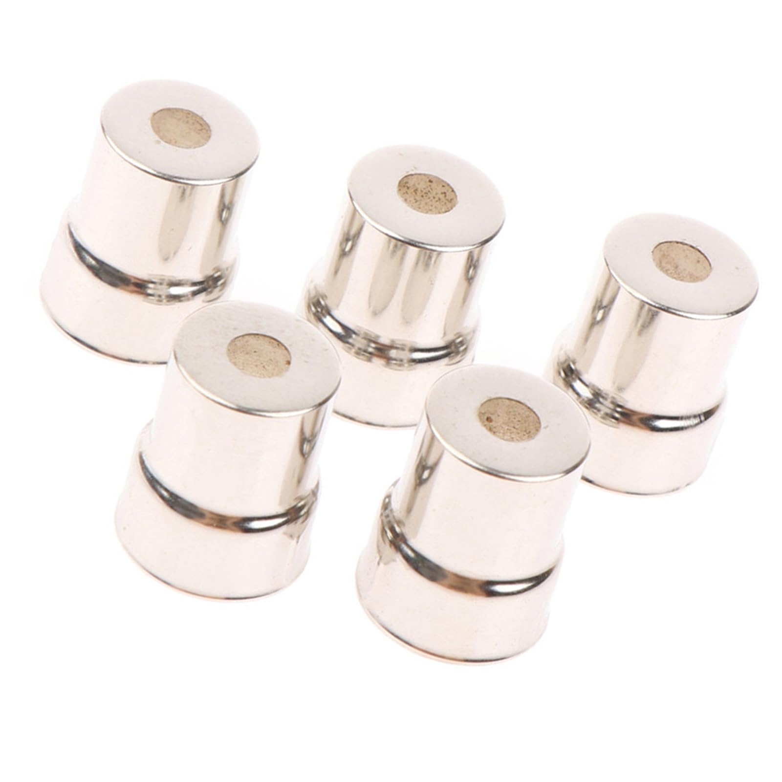 Limtula Microwave Magnetron Caps Stainless Steel 5 Pack, Metal Waveguide Covers for Repair Parts and Kitchen Appliances Magnetron Cover Waveguide Cap Microwave Repair Component Oven Metal Part