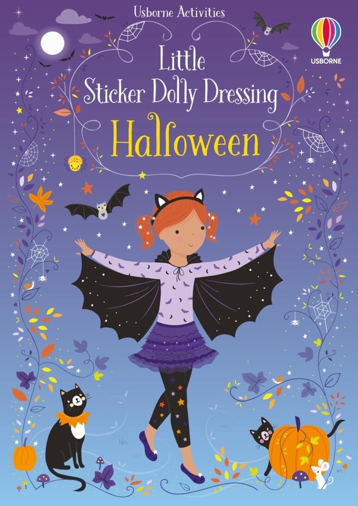 Little Sticker Dolly Dressing Halloween by Fiona Watt PAPERBACK 9781474950435