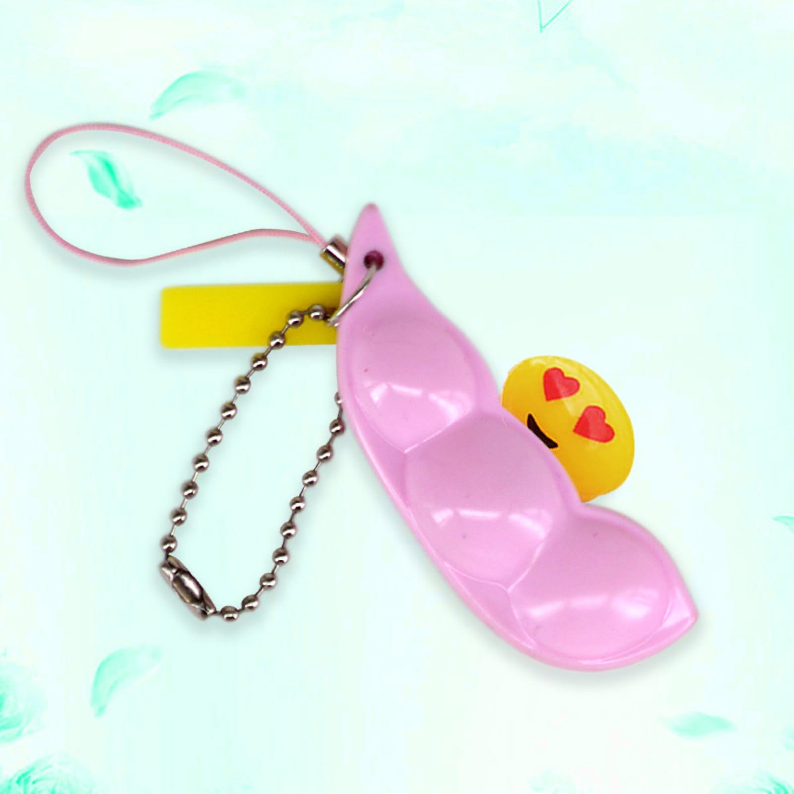 Amazon | スクイーズ豆 【4個】 枝豆 キーホルダー 大豆おもちゃ 解消