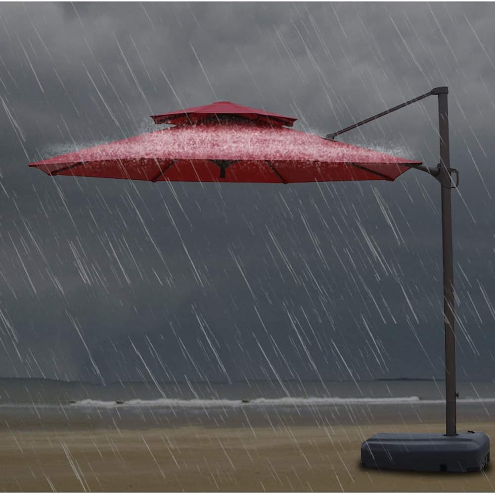 Garden parasols Garden Umbrella Parasol, 10FT/with Crank/Lift, Market Patio Umbrella/Outdoor Terrace Outdoor parasols