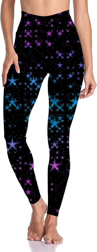 Amazon.com: VPORUI Pantalones de yoga elásticos para mujer, con estrella  brillante, fitness, yoga, gimnasio, entrenamiento, talle alto, talla grande  : Ropa, Zapatos y Joyería