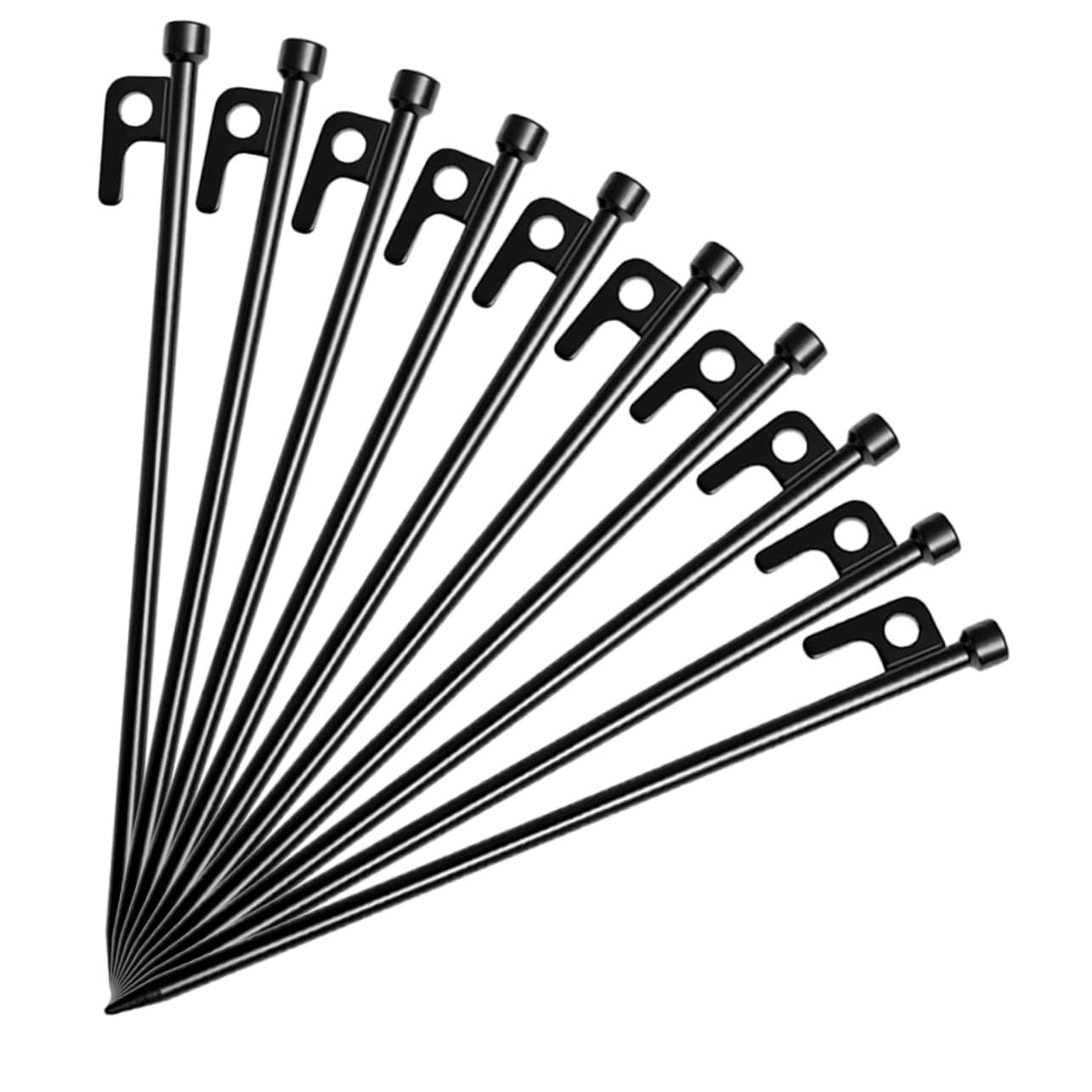 Estacas de Metal para Tienda de Campaña 10 Piezas de Hierro Fundido
