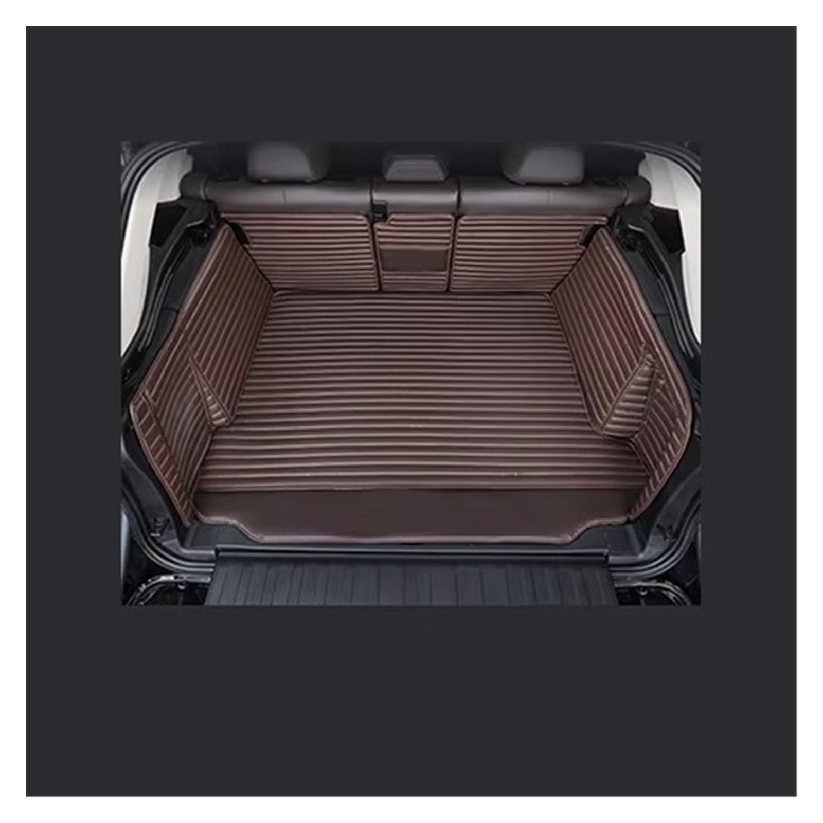 Tapis de coffre de luxe Wrangler 2008-2010 sur mesure cuir 4 portes - 6