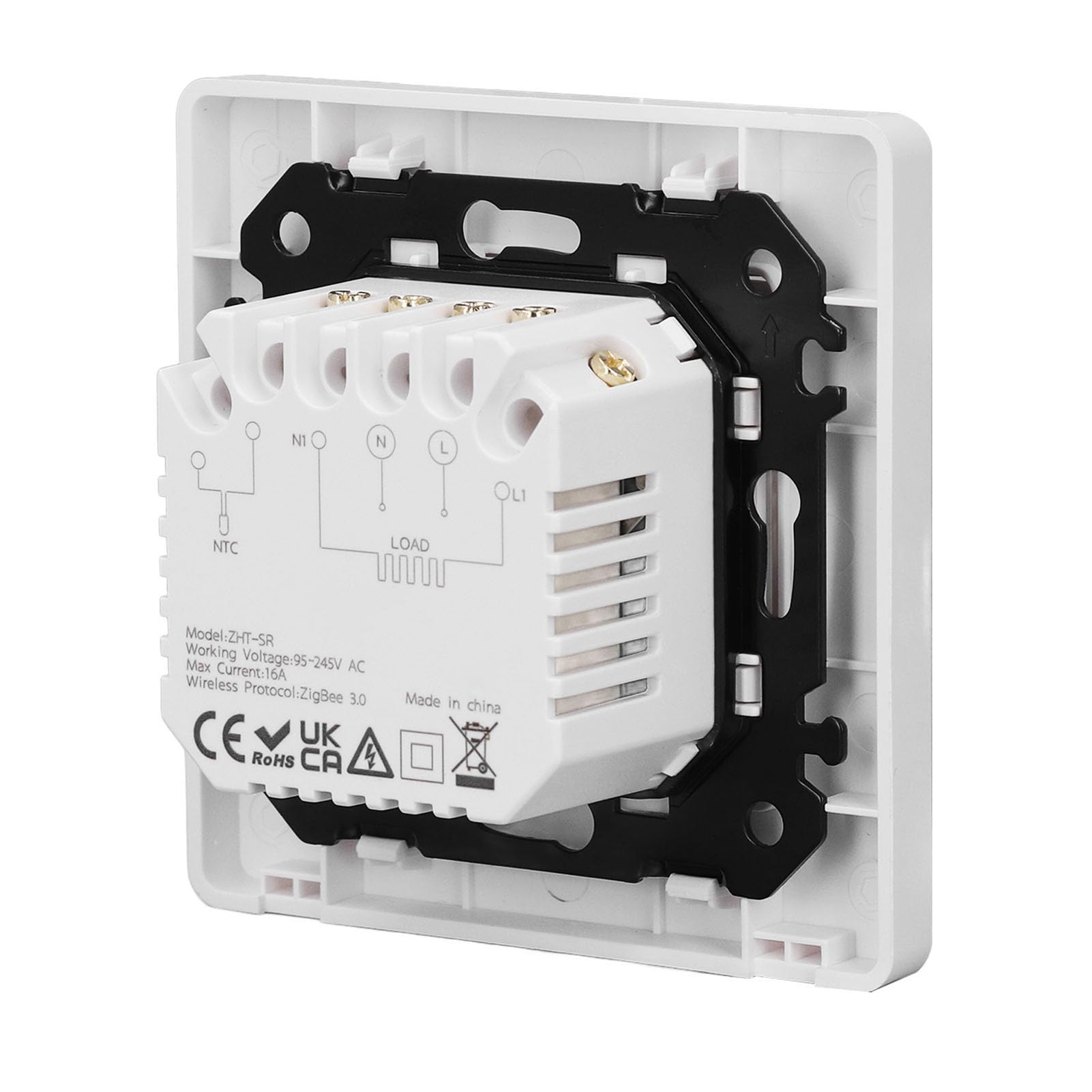 Jeanoko Termostato Intelligente con Elegante Touch Control per un