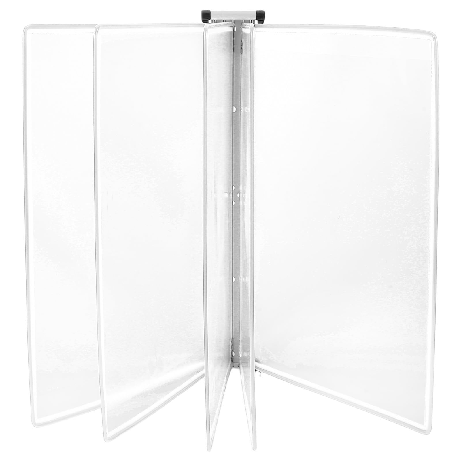 Porte-documents mural en fer et PVC avec 5 panneaux doubles faces pour organiser vos dossiers
