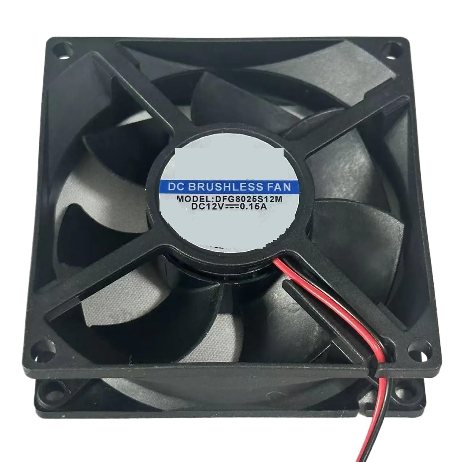 Ventilateur de refroidissement de serveur à 2 fils, DFG8025S12M DC12V 0,15A 80x80x25mm