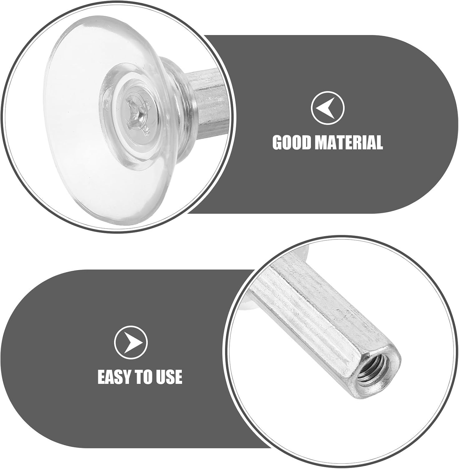 PRETYZOOM 3 Sets Meat Grinder Machine Base Stabilizer with Rubber Base Holder for Meat Slicer, Sturdy Iron Construction and Enhanced Stability, for Daily Cooking and Food Processing