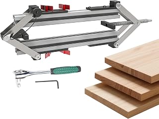 4-Way Pressure Clamp Set | Panel Fixing Tool,Adjustable Clamps for Cutting Boards - for Bonding Top Shelves Furniture Precision Projects
