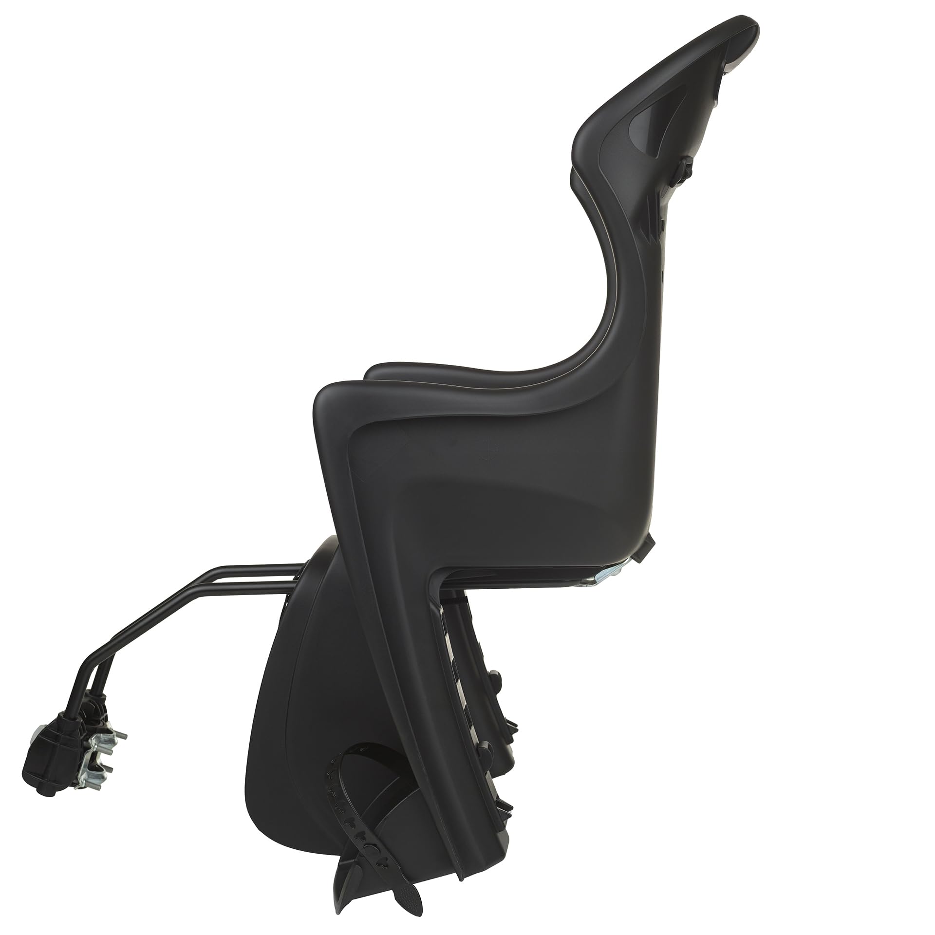DIEFFE 8630400091 - Siège Arrière Bikey Cool FM pour Vélo avec Roues de 26'' à 29'' Convient aux Enfants de 9 à 22 Kg avec Ancrage au Cadre en Couleur Noir/Rouge