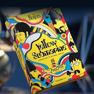 Theory 11 and Cipher Playing Cards Yellow Submarine Jeu de cartes à jouer sur le thème des Beatles – Comprend un sac de… - Les Beatles, Paul McCartney, John Lennon, RIngo Starr, George Harrison Theory 11 and Cipher Playing Cards Yellow Submarine Jeu de cartes à jouer sur le thème des Beatles – Comprend un sac de… – Image 3