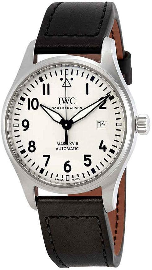 IWC Pilots Mark XVIII Automatic Silver Dial Men's Watch IW327012