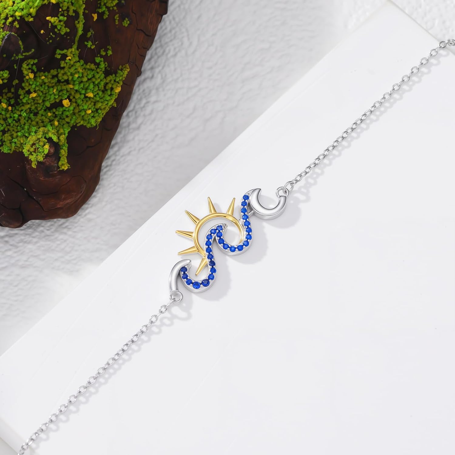 Wave/horsebit/Infinity Bracelet 925 Sterling Silve Sun/Hibiscus Bracelet Ocean Beach Jewelry Gifts for Women Mom - Image 4