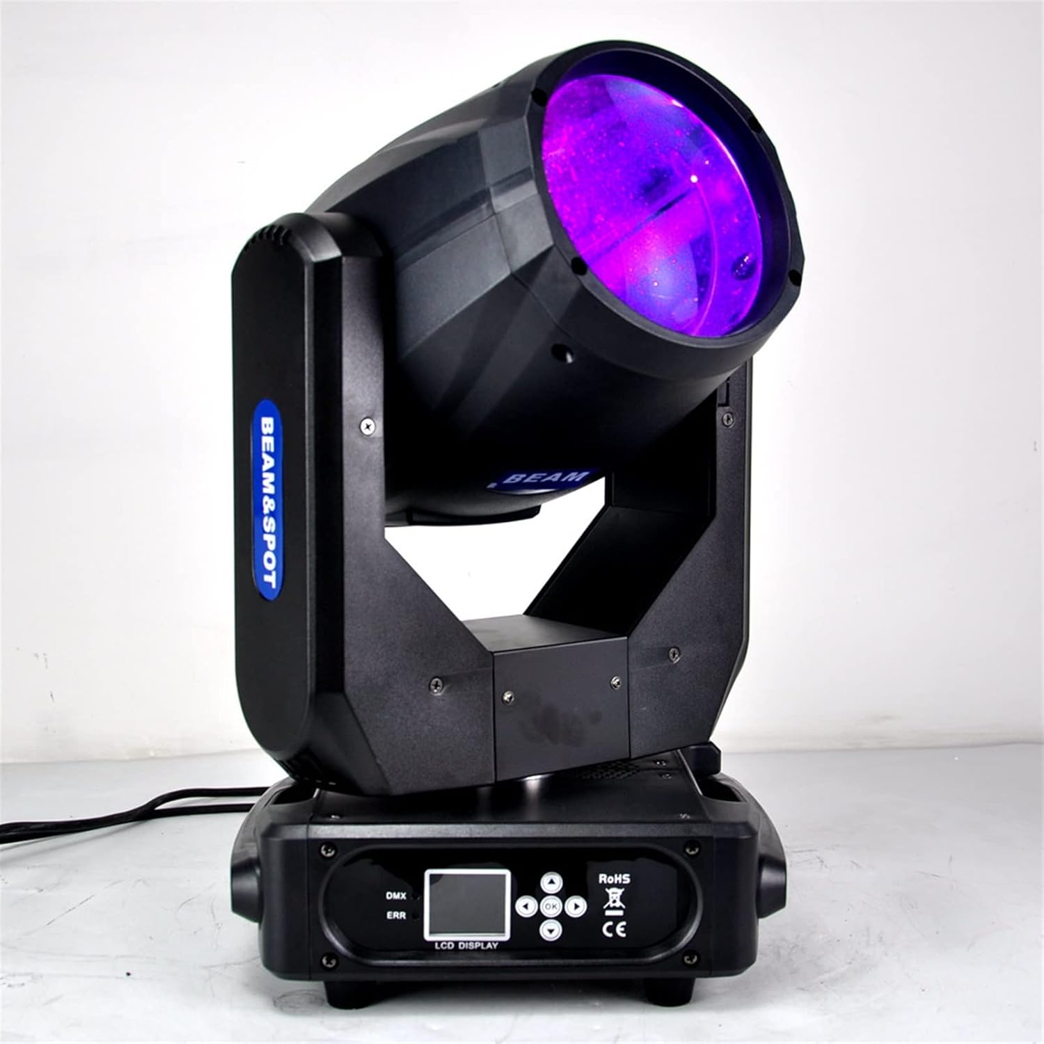 おトク パーティーステージライト 250wステージビーム移動ヘッドライト16チャンネルダブルプリズム7色フィルムバープロジェクト屋外250wライト コンサートのために Cougaropen Com