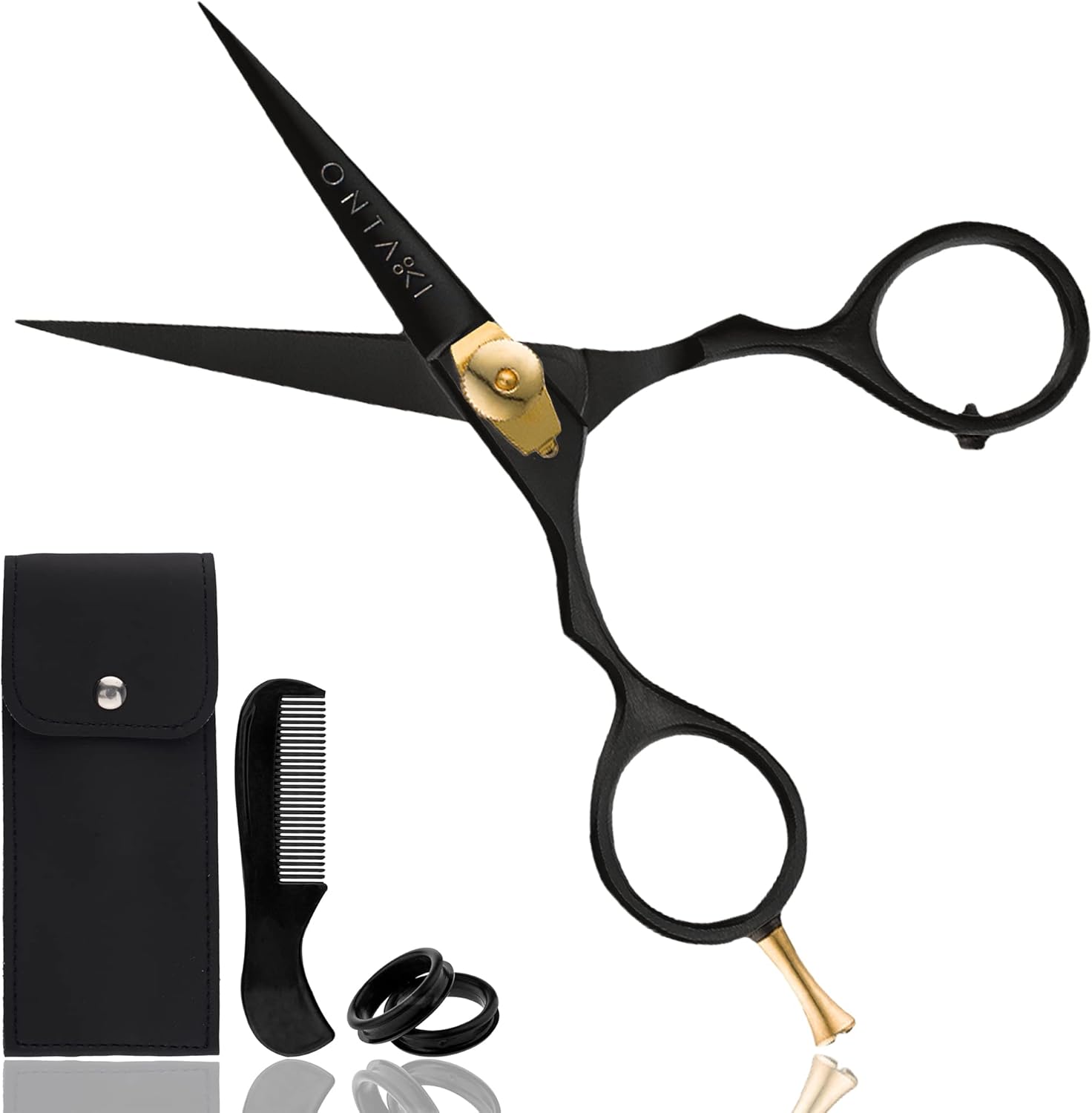 ONTAKI 5.5" Professional Japanese Steel Beard Scissor Salon