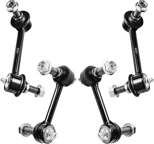 Miniatura 451 de Detroit Axle - Kit de extremo delantero de 14 piezas para Hyundai Tucson 2005-2009 Kia Sportage 2005-2010 2 brazos de control inferiores, 2 rótulas