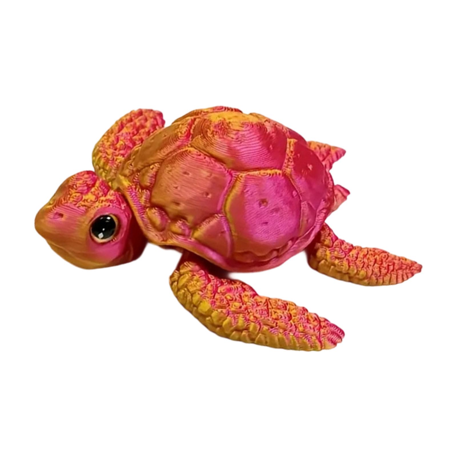 ZBIianxer Flexible Joints Articulated Sea Turtle Fidgets Toy Desktop Decorations 3D Printed, Realistic Turtles Statues Figurines Statues
