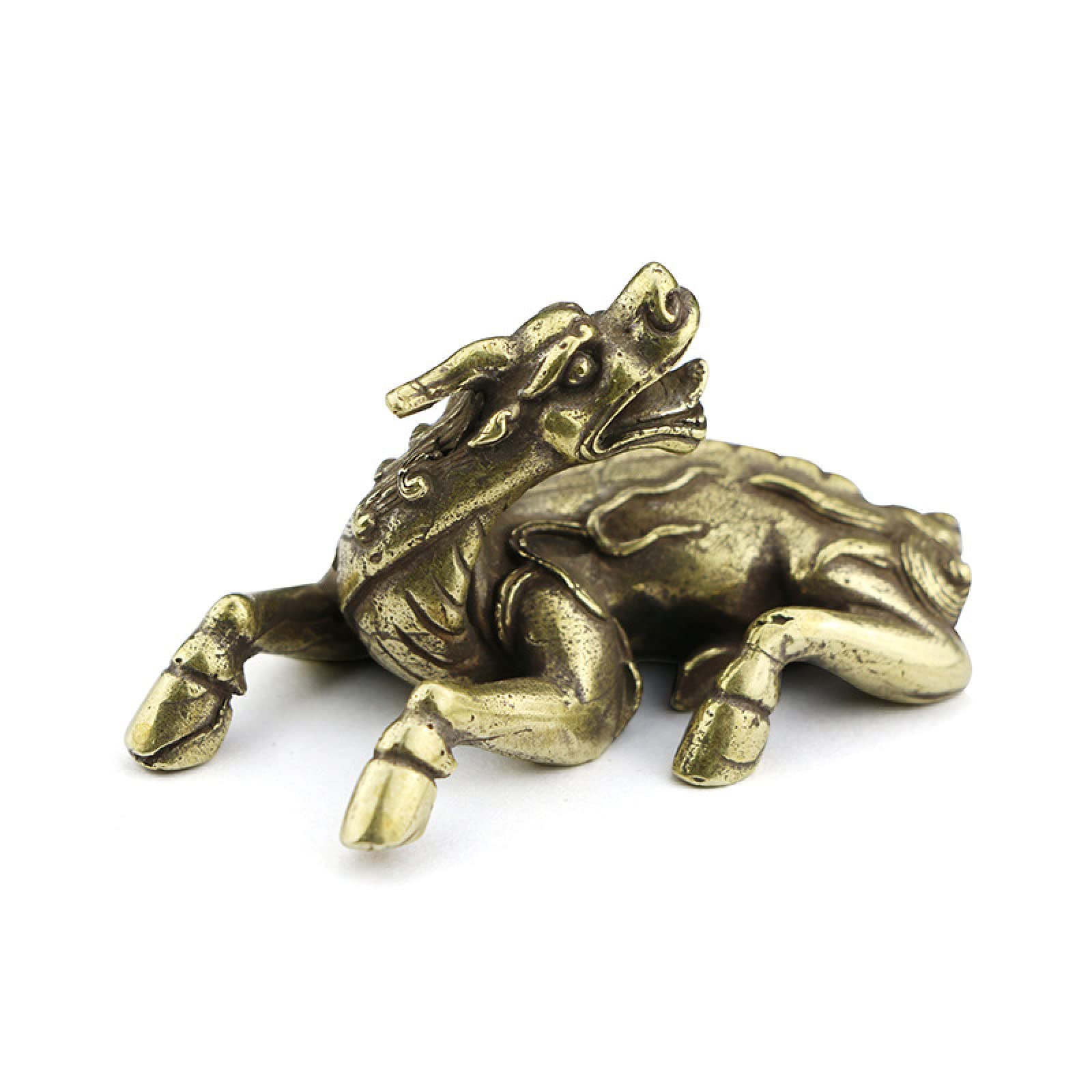 Thunderbeast balancier en laiton sculpture métallique cinétique de la Curiosités Collection