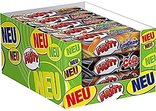 Fritt Assorted Chewy Candy (Cola, Cola Orange, LimOrange) -Case of 30 x 70 g