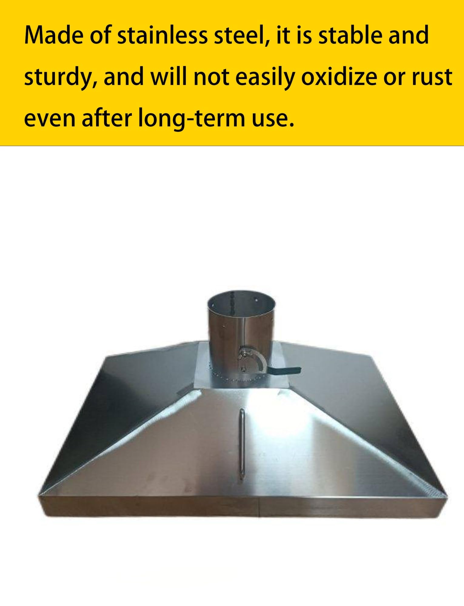 Cappa di aspirazione in acciaio inossidabile – Raccolta efficace della polvere, ventilazione migliorata for cucine, fabbriche e officine – Presa d'aria di livello commerciale(160mm/6.3in,40x50cm)