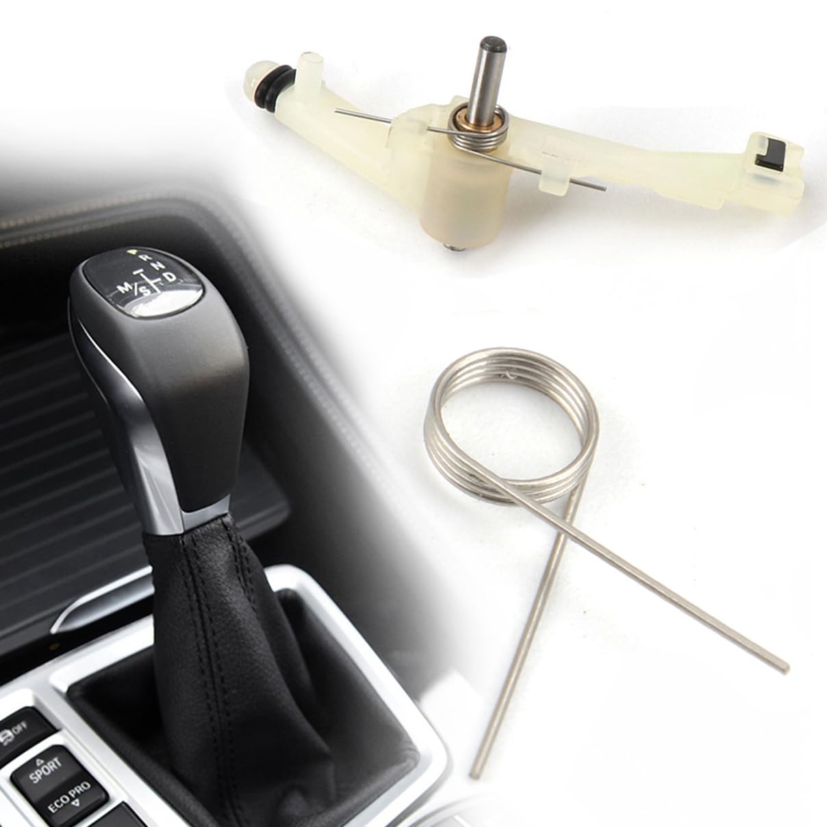 2PCS Gearshift Torsion Spring for BMW Mini F56 F55 2013-19 Mini Cooper 25168483098, 25168666166