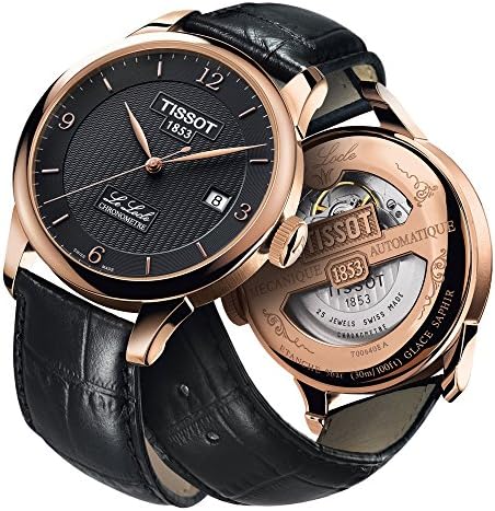 Tissot Men's Le Locle COSC Stainless Steel Swiss Automatic Watch with  Leather Calfskin Strap, Black, 18 (Model: T0064083605700) : Clothing, Shoes  \u0026 Jewelry - Amazon.com
