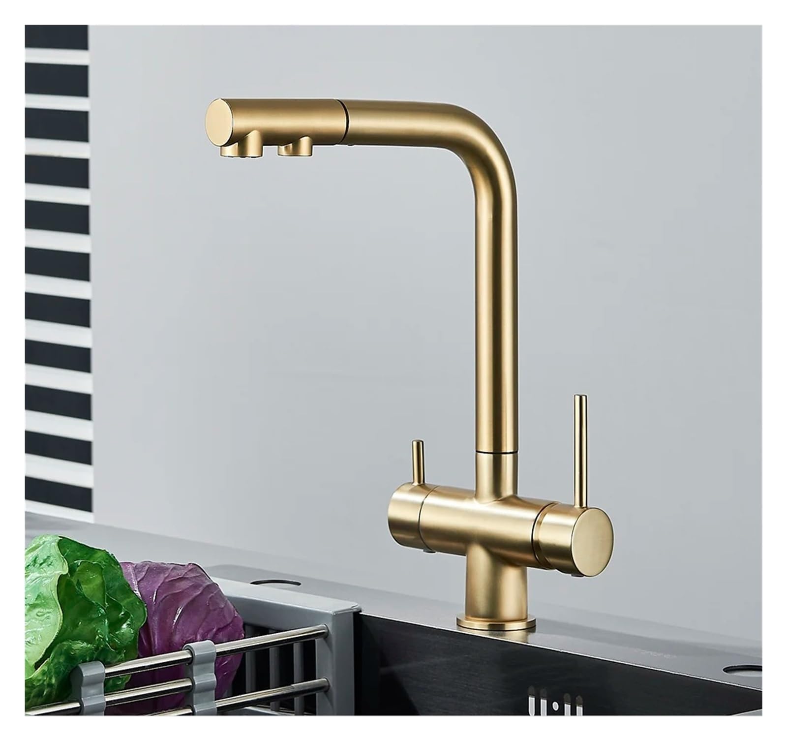Robinet eau potable chaude et froide pour une cuisine moderne et saine