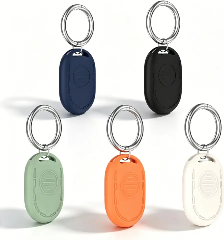 Dustproof Shockproof Precision Fit,All-Round Protection 5-Pack Silicone Protective Case for Xiaomi Smart Tag