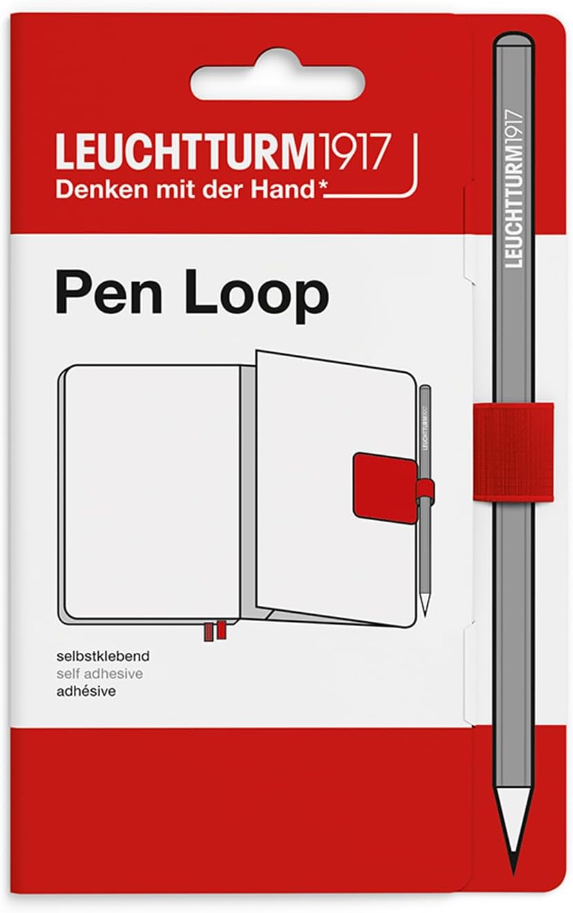 LEUCHTTURM1917 Self Adhesive Pen Loop Elastic Pen Holder (Apricot) image 3