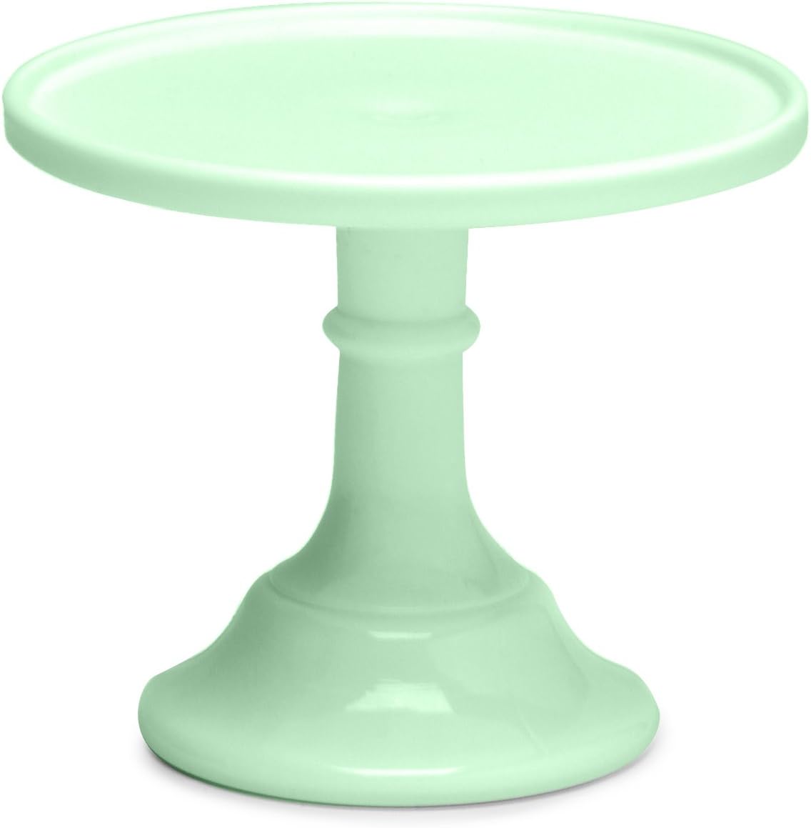 Jadeite 9" Glass Cake Stand - By Mosser Glass
