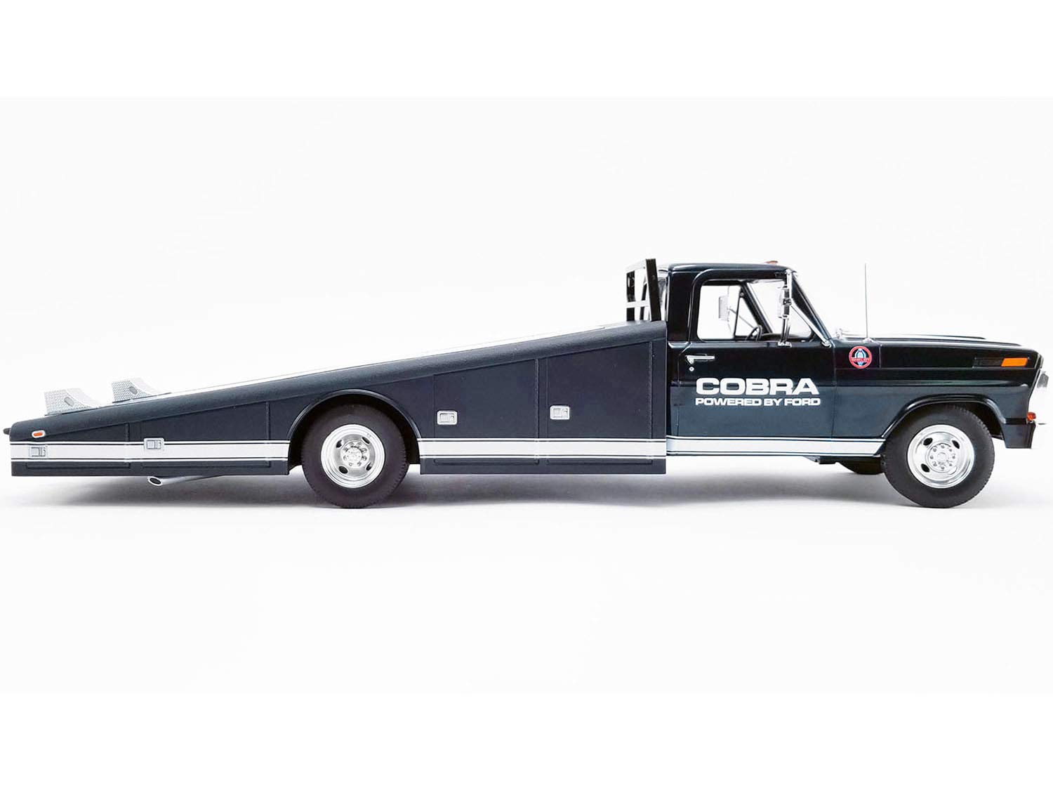 Amazon.com: 1970 Ford F-350 Ramp Truck Dark Blue with White