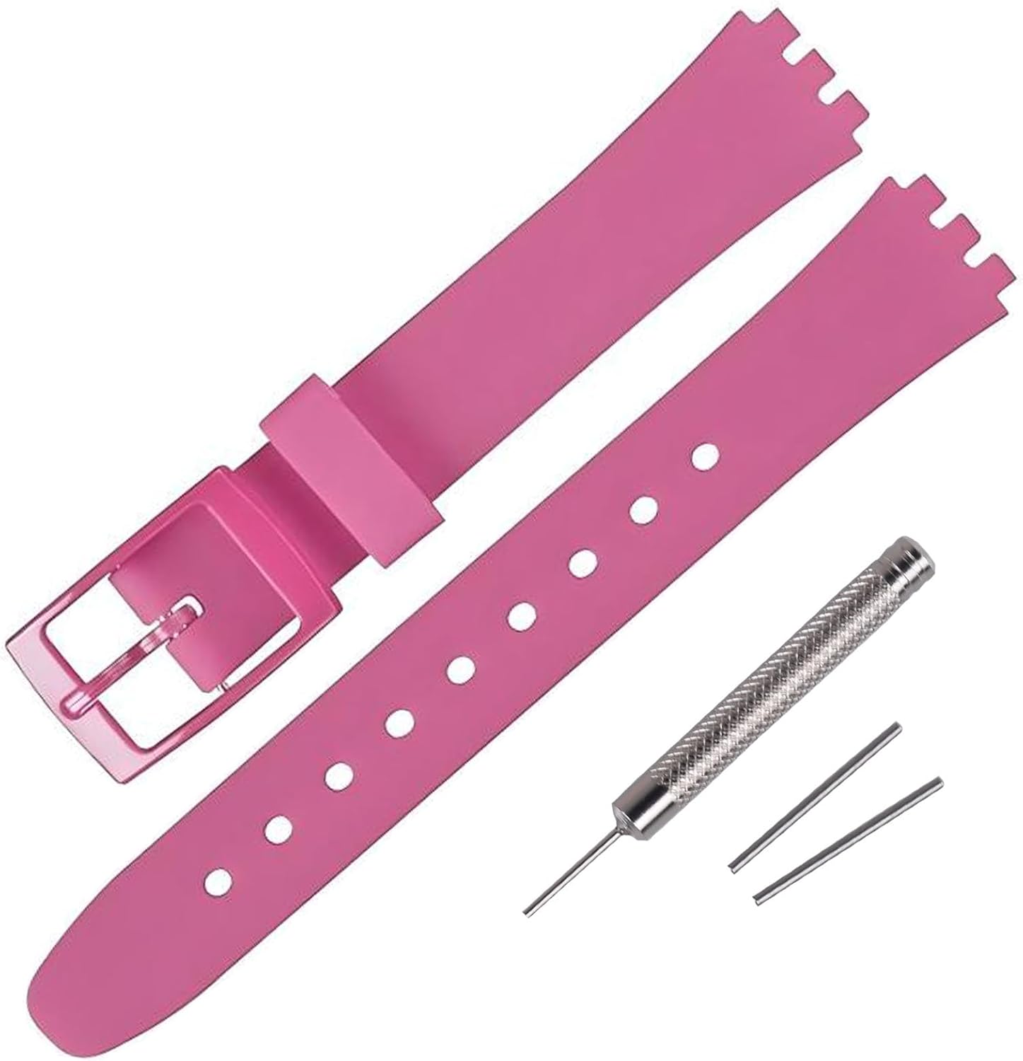 Rihahisy 12mm Silicone Rubber Watch Strap/Watch Band Replacement for Swatch