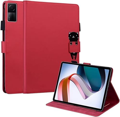 Bonita funda con patrón Kawaii para Xiaomi Redmi Pad de 10.61 pulgadas 2022, funda magnética de piel sintética suave con soporte para tarjeta y