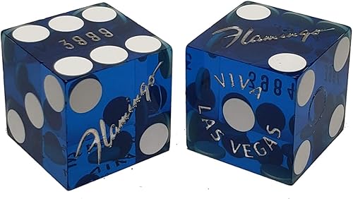 Miniatura 78 de Amplia selección de dados de 0.748 in - Auténtico casino de Las Vegas jugado a la mesa (Caesar's Palace (rojo pulido)) Palacio del César - Rojo