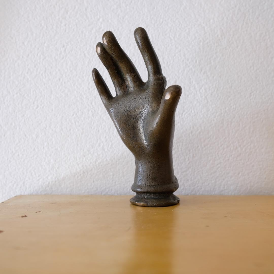 フランスアンティーク真鍮手文鎮 イタリア製 フランスアンティーク真鍮手文鎮 イタリア製